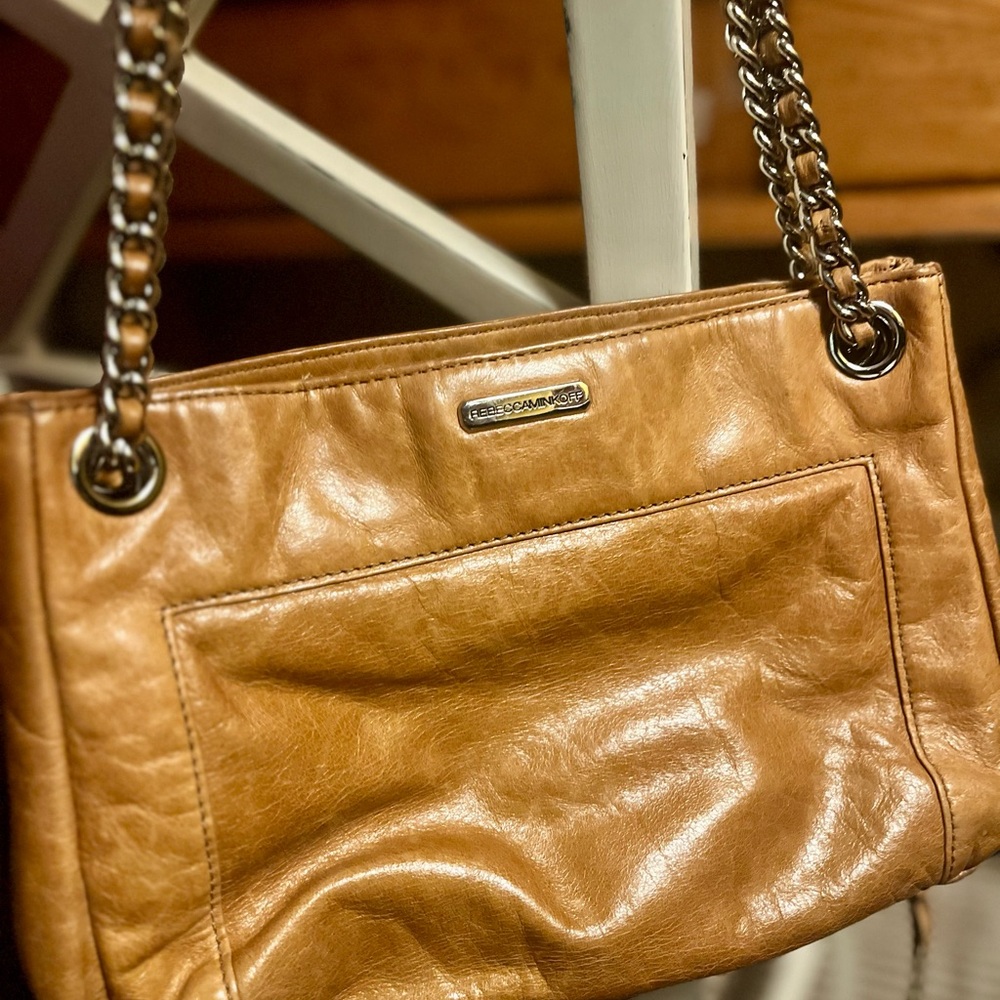 Genuine Leather Chain-Strap  Indie Sleeze Moto bag - Picture 3 of 5